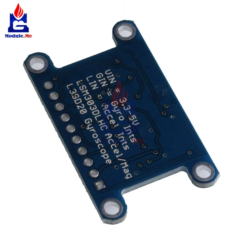 9 Axis IMU L3GD20 LSM303D модуль 9DOF компас ускорение цифровой гироскоп сенсор для Arduino 3-5 в IIC/SPI протокол DIY KIT