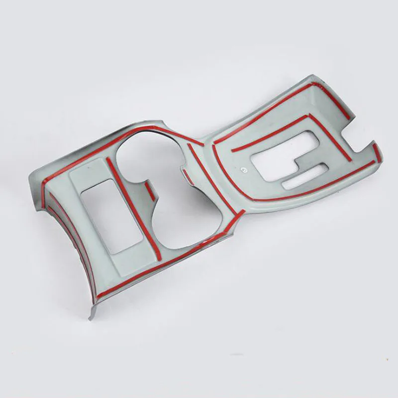 

For Nissan X-Trail 2017 1PC High Quality Carbon Fiber ABS Chrome Car Water Cup Cover Trim Car Styling Accessories
