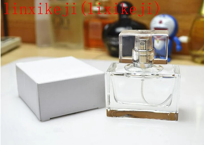 Бесплатная доставка 50 шт./лот квадратная стеклянная бутылка для духов 30 мл