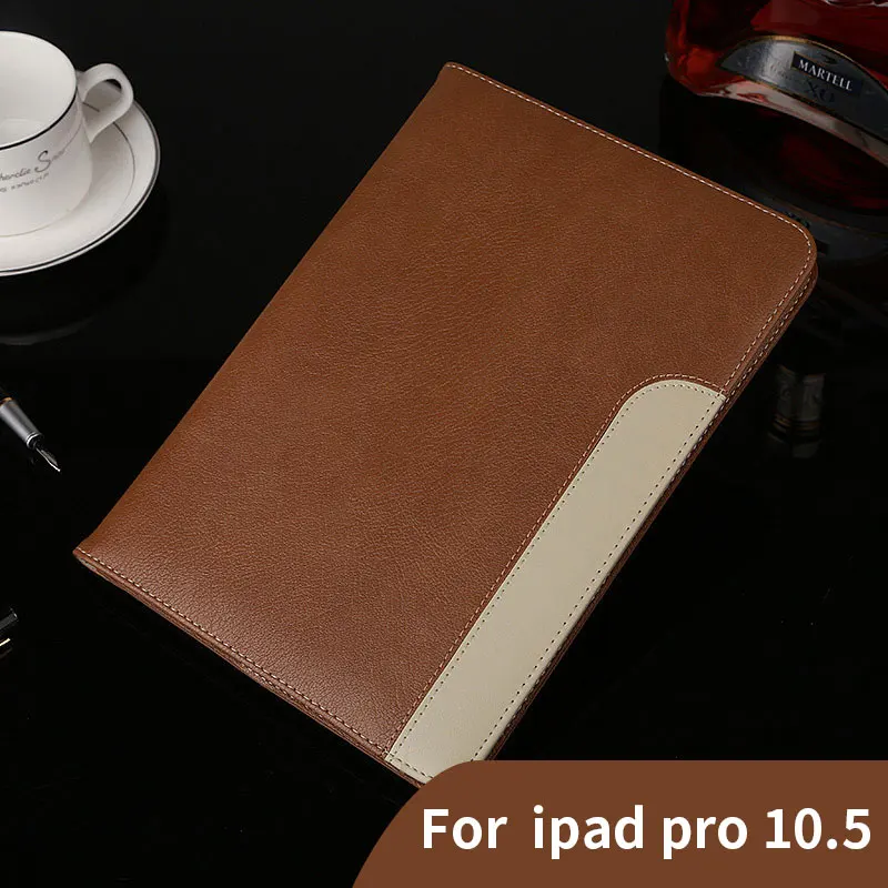 For pro 10.5-03 Дюймов для iPad pro 10,5 12,9 дюймов роскошный стенд чехол для IPAD 9,7 Чехол ручной держатель ремень бизнес книга раскладушка Fundas - Цвет: For pro 10.5-03
