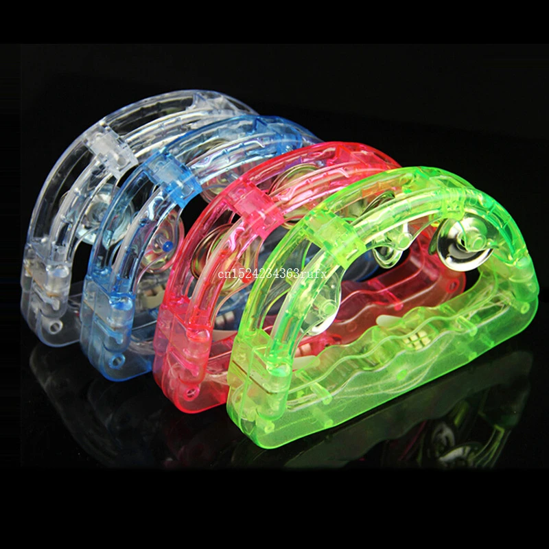 50 шт. светодиодный мигающий погремушка ручной звонок детский Вибрационный