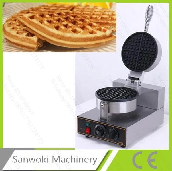 Бесплатная доставка Электрическая круглая машина для приготовления вафель в