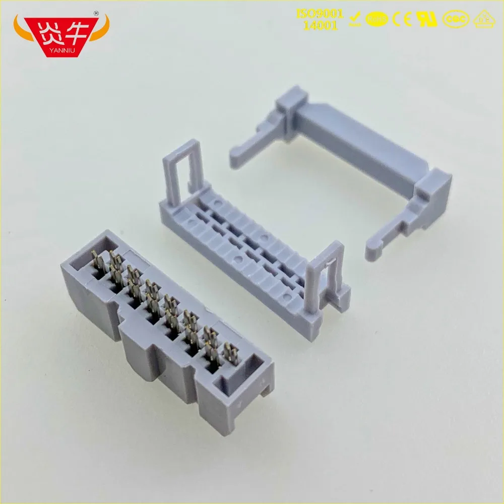 FC 14P женский 2 54 мм Шаг 14PIN IDC разъемы ISP JTAG HEADER для плоского ленточного кабеля