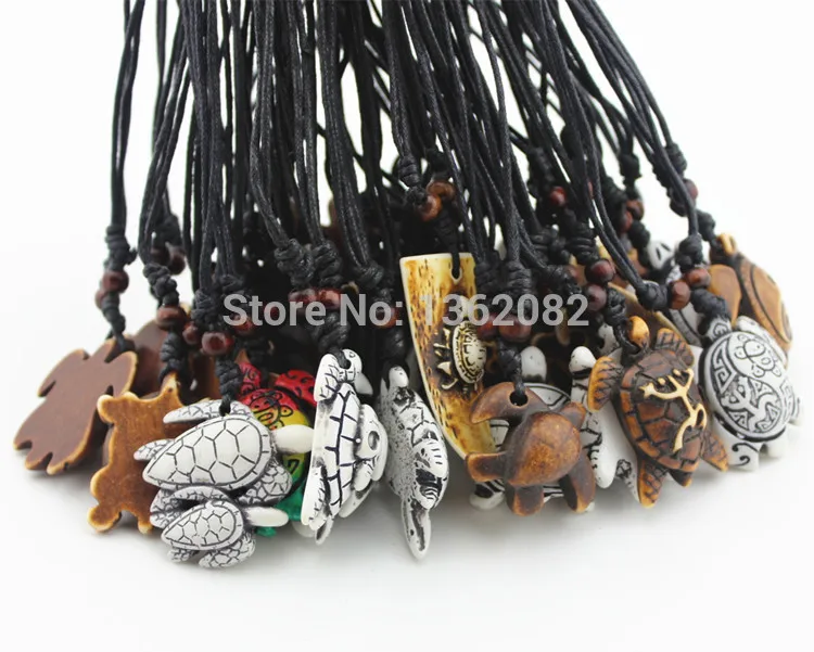 Лот 32 шт. множество стилей искусственная резная подвеска счастливые Черепашки