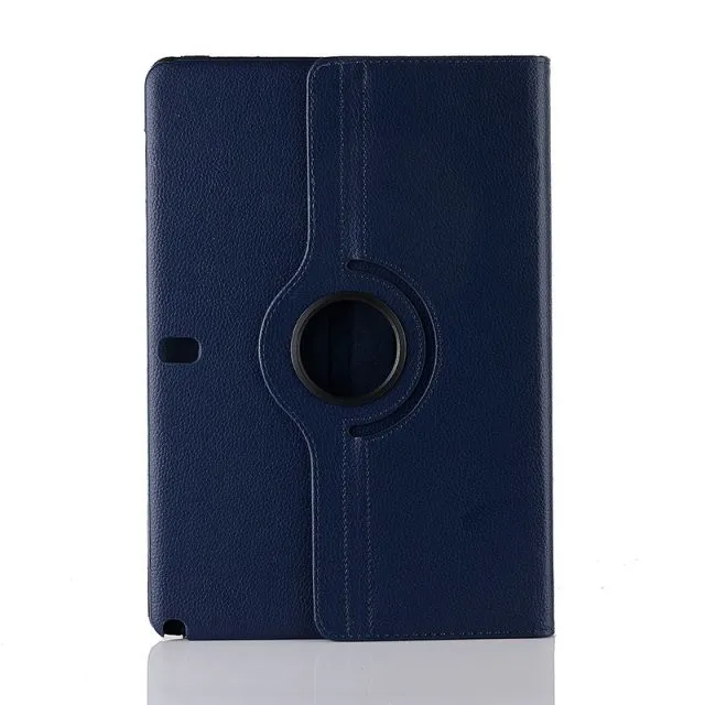 Для Samsung Galaxy Tab Note Pro 12,2 P900 P905 SM-P900 Tablet Case 360 Вращающийся Кронштейн Флип Стенд Кожа Pu защитный чехол - Цвет: Blue