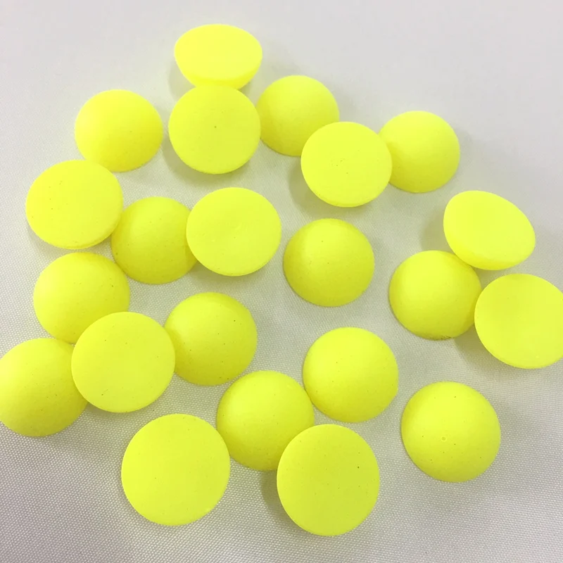 Флуоресцентные разноцветные бусины Meideheng полукруглые для изготовления