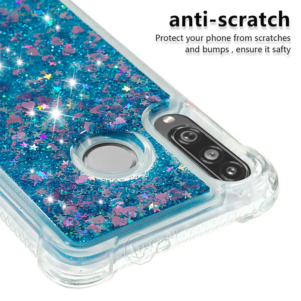 Glitter Stars Cover for Huawei P30 Lite P30Lite MAR-LX1 MAR-L21 MAR-L23 MAR LX1 LX3 L21 L23 Liquid Quicksand Soft TPU Back Case |