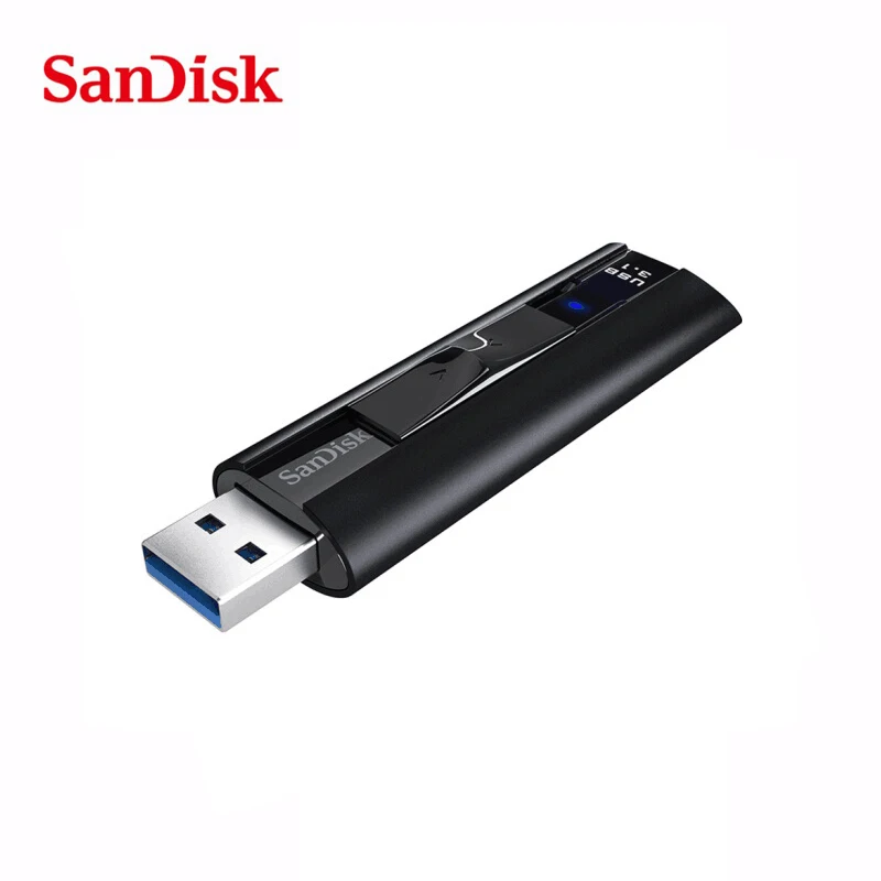 Флеш накопитель SanDisk USB 3 1 Extreme PRO 128 ГБ Твердотельный 256 высокоскоростная память 420