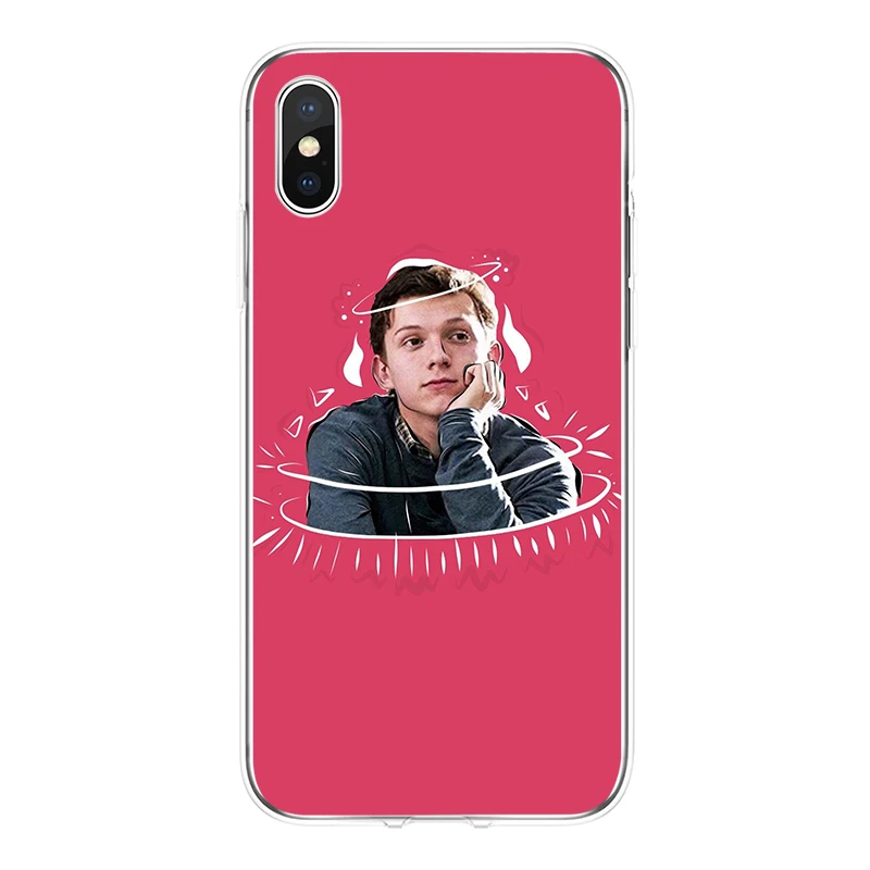 Marvel Spider Man том Холланд для iPhone XS Max чехлы телефонов высококачественные