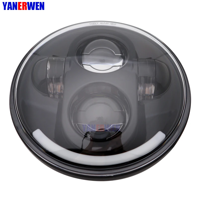 5 75 &quotдюймовый светодиодный проектор фар мотоцикла 40 Вт Hi/Lo луч фары для Dyna Led 3/4