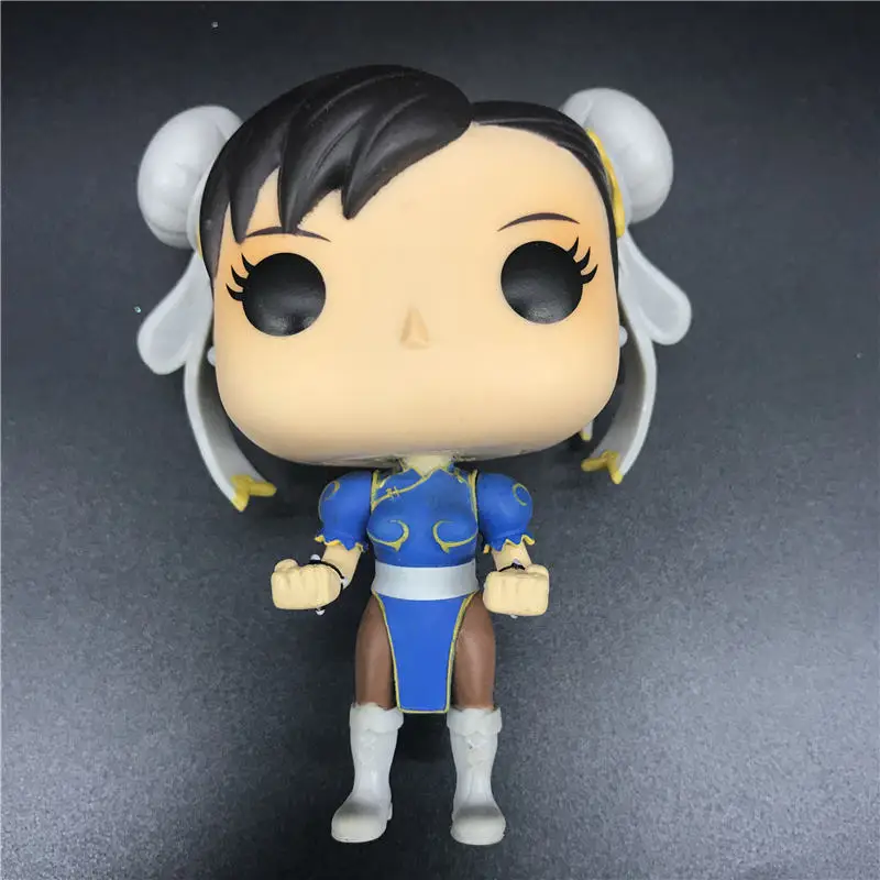 CHUN LI Pops игры бойцы персонаж Модель улицы игрушка бланка/Камми/акума/VIOLENT KEN/CHUN LI/DAN/любимая игрушка лучший подарок - Цвет: CHUN LI