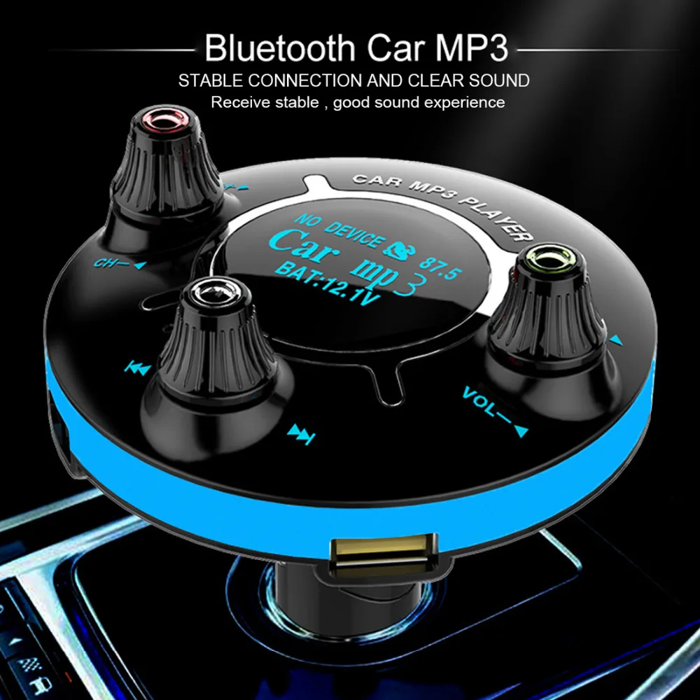 Мини mp3 плеер JINSERTA с Bluetooth управление включением/выключением питания FM модулятор