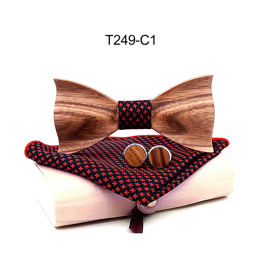 Zebra 3D Wooden Bow Ties for Men Quality men's Wood Bowtie 3D Handmade Butterfly Wood Bow Tie Gravata Silm