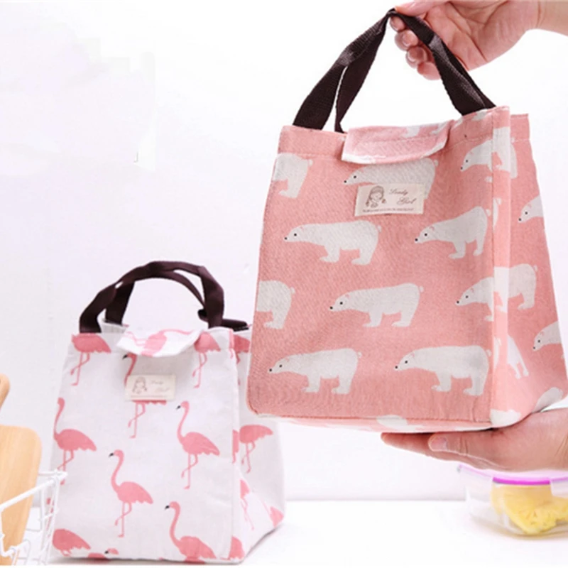 

Women MEN Cooler Insulated Picnic Lunch Bag Portable Box for Thermal Cooler Food Lunch Bags