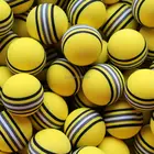 Мяч для гольфа из пены ЭВА, 100, шт.пакет, желтая Радужная губка, мяч для тренировок в помещении