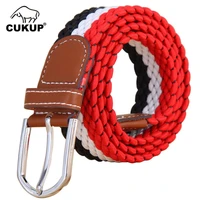 cukup unisex high quality canvas belt jeans accessories for women pin styles buckle metal male factory direct hot sale cbck100