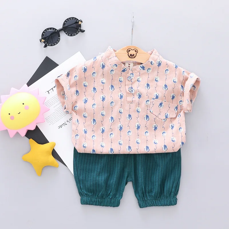 Комплекты одежды для малышей Детская летняя одежда футболка с рисунком девочек и