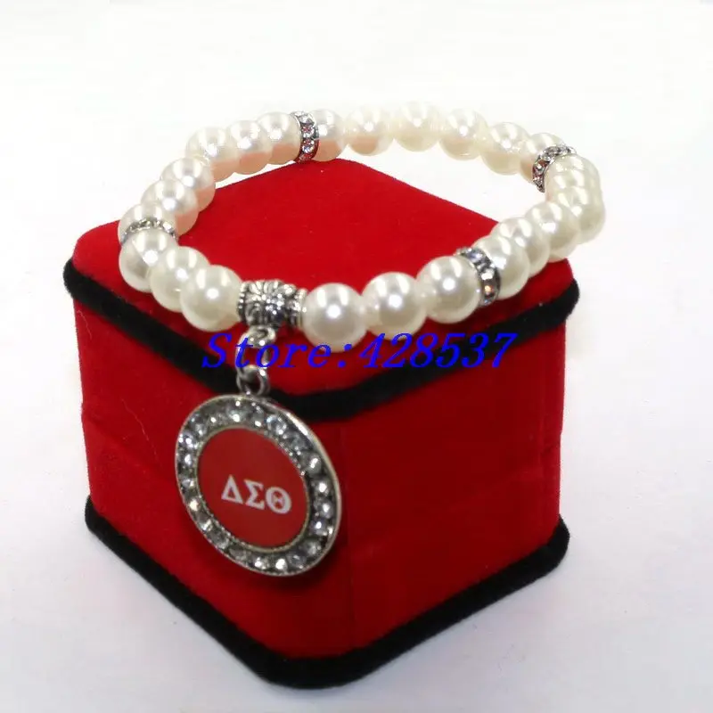 Бесплатная доставка модное DST греческое братьев Delta Sigma Theta красная бумажная