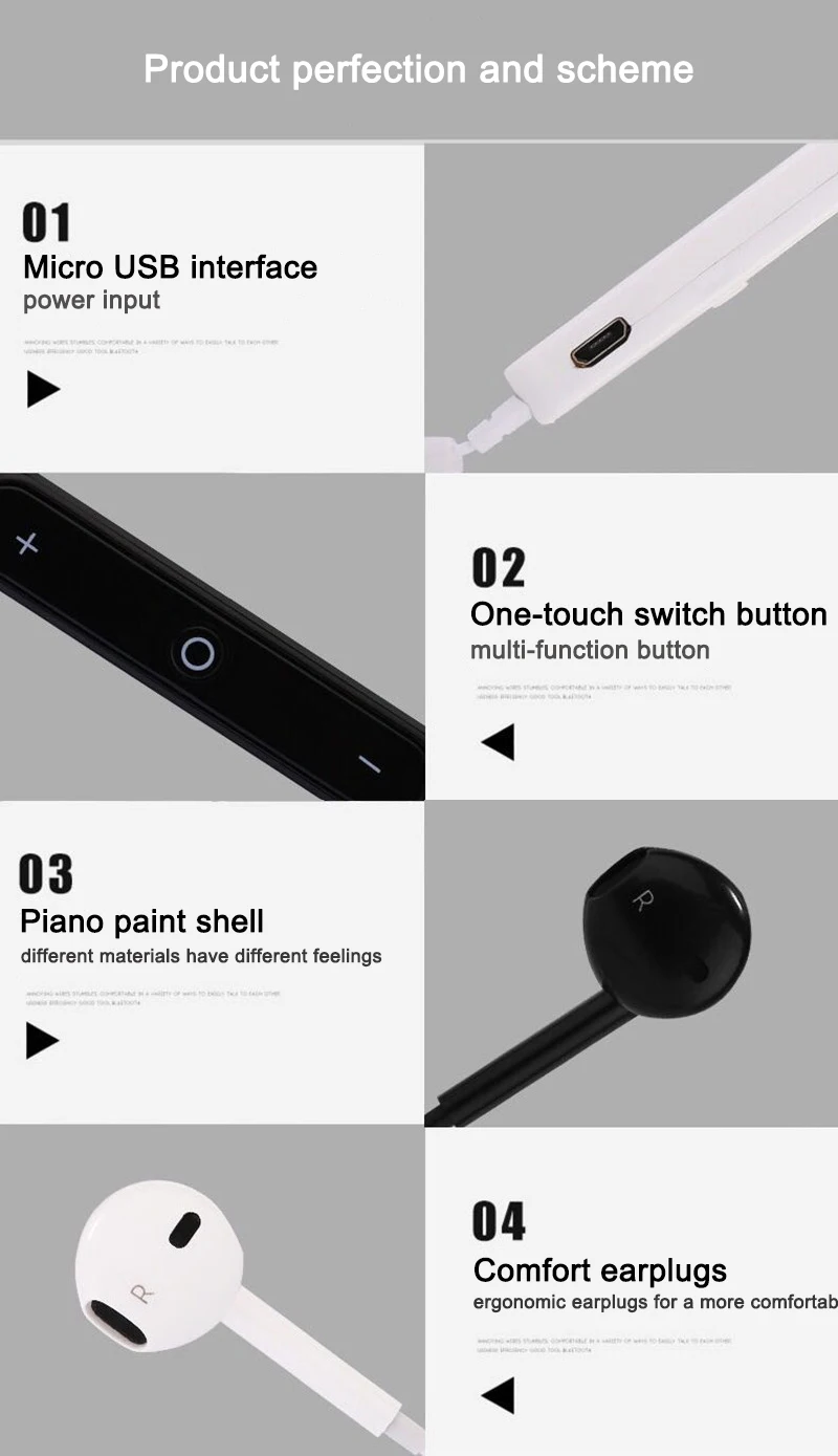 1000 шт S6 спортивный нашейный беспроводной наушник Bluetooth наушники для телефона с микрофоном наушники для всех смартфон