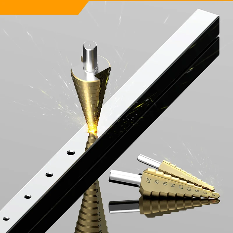 3 шт. Метрическая спиральная флейта Пагода форма резец отверстия 4-12/20/32 мм HSS сталь