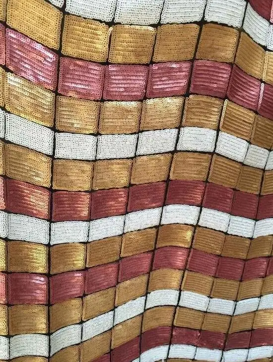 Новинка яркая африканская ткань с блестками французская сетчатая кружевная для