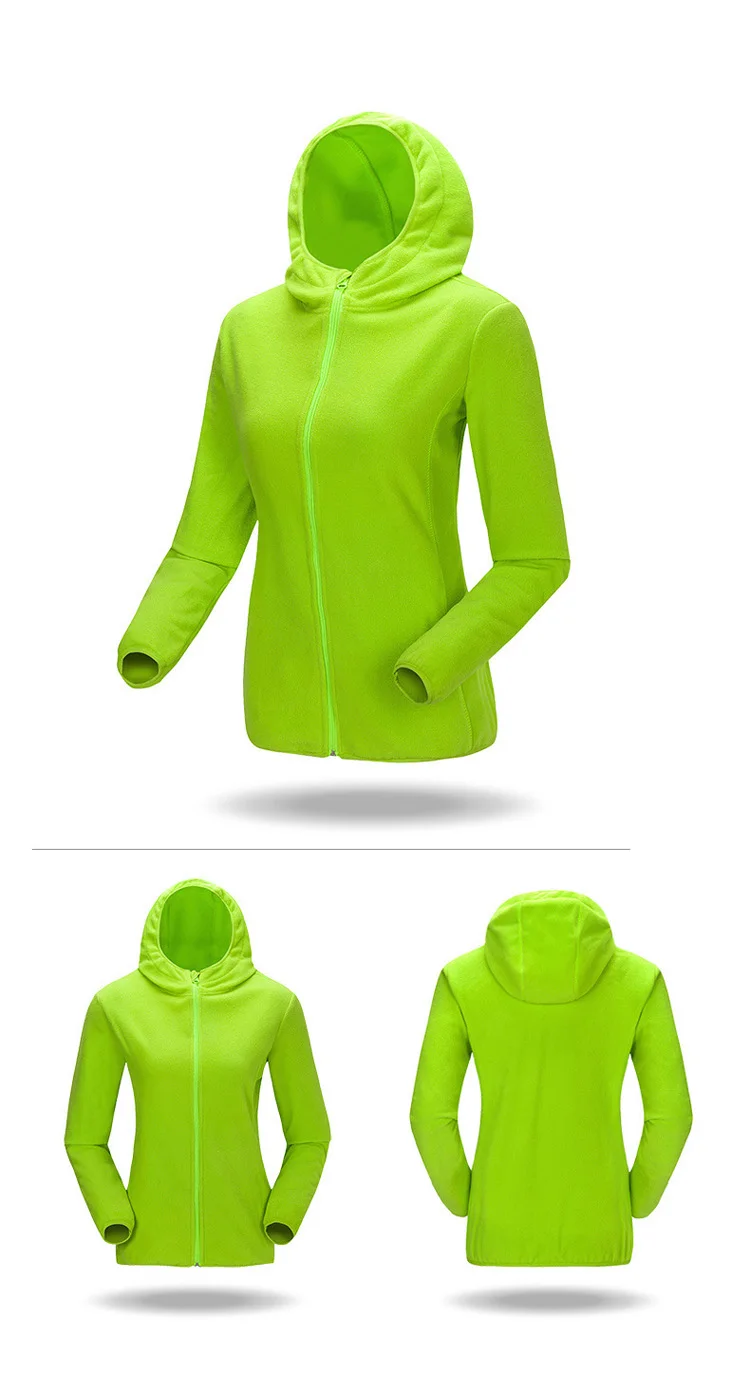 WindTaste Женские флисовые куртки для кемпинга, походов, походов, альпинизма, улицы, Женские флисовые осенние спортивные пальто с капюшоном KB005
