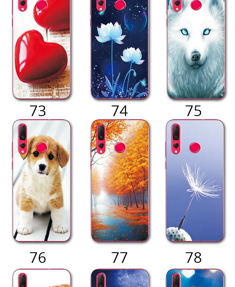 Задняя крышка для huawei Nova 3 3i с изображением животных, сердечек, чехол на P Smart Plus, милый модный мягкий чехол для телефона, бампер для huawei Nova 4 3 i