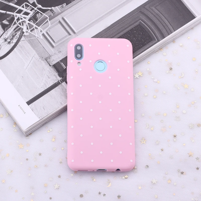 Силиконовый чехол для телефона samsung S8 S9 S10 S10e Plus Note 8 9 10 A7 A8 с узором в горошек, в полоску, в виде сердца, бордового цвета, капа, Fundas Coque