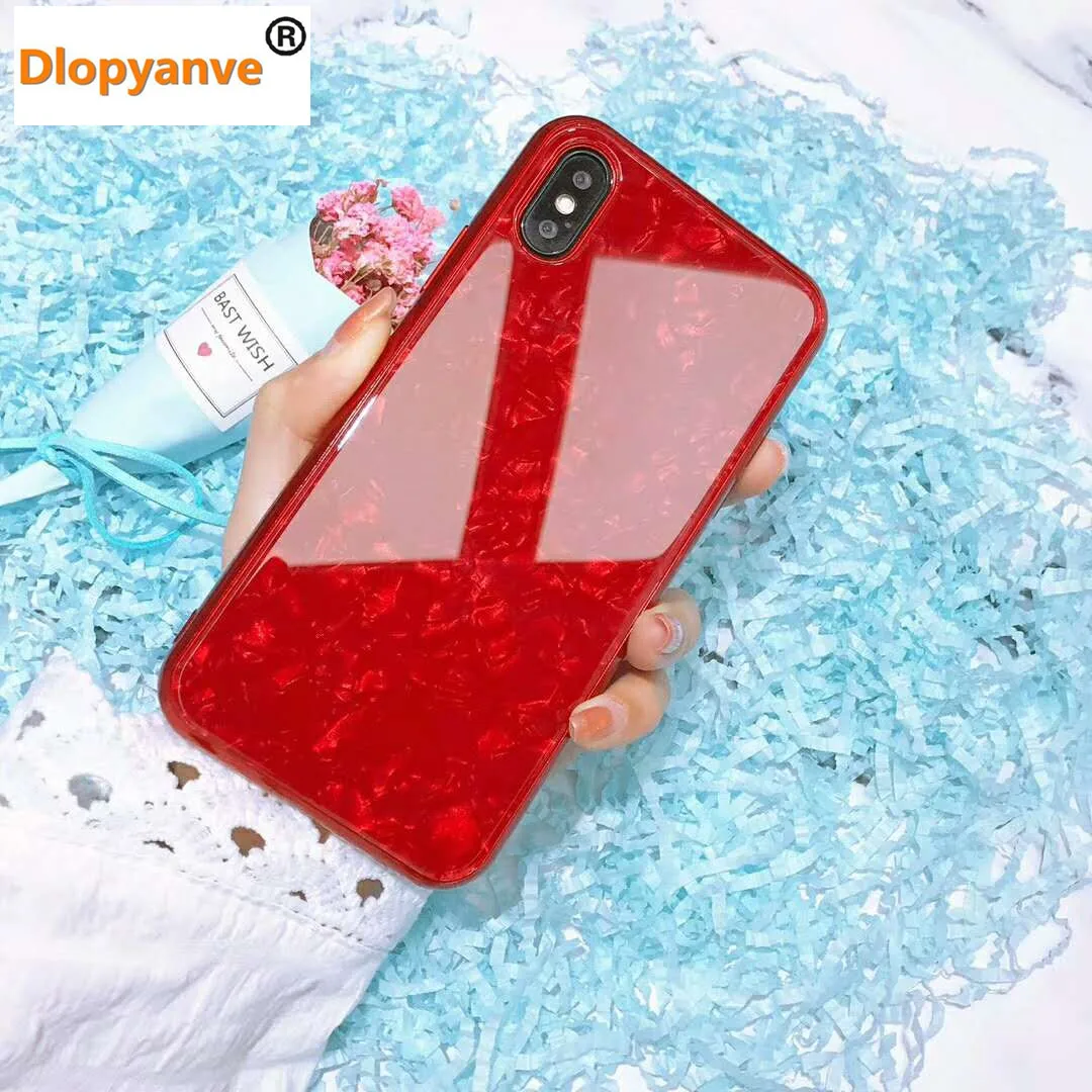 Новый роскошный чехол из закаленного стекла для Samsung S8 S9 Plus Note 8 9 Жесткий