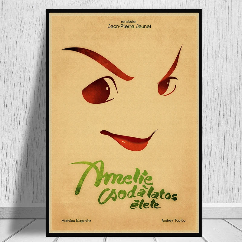 Классический ретро плакат Amelie с фильмом крафт-бумага настенная бумага