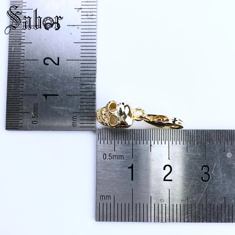 Мужской золотой кулон с подвеской в виде черепа модные ювелирные изделия 2020 года