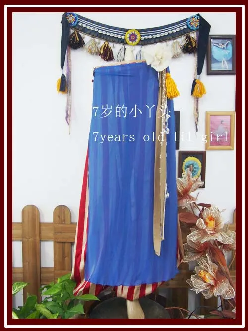 

Transparent Thin 2Slit Belly Dance Skirt CX51