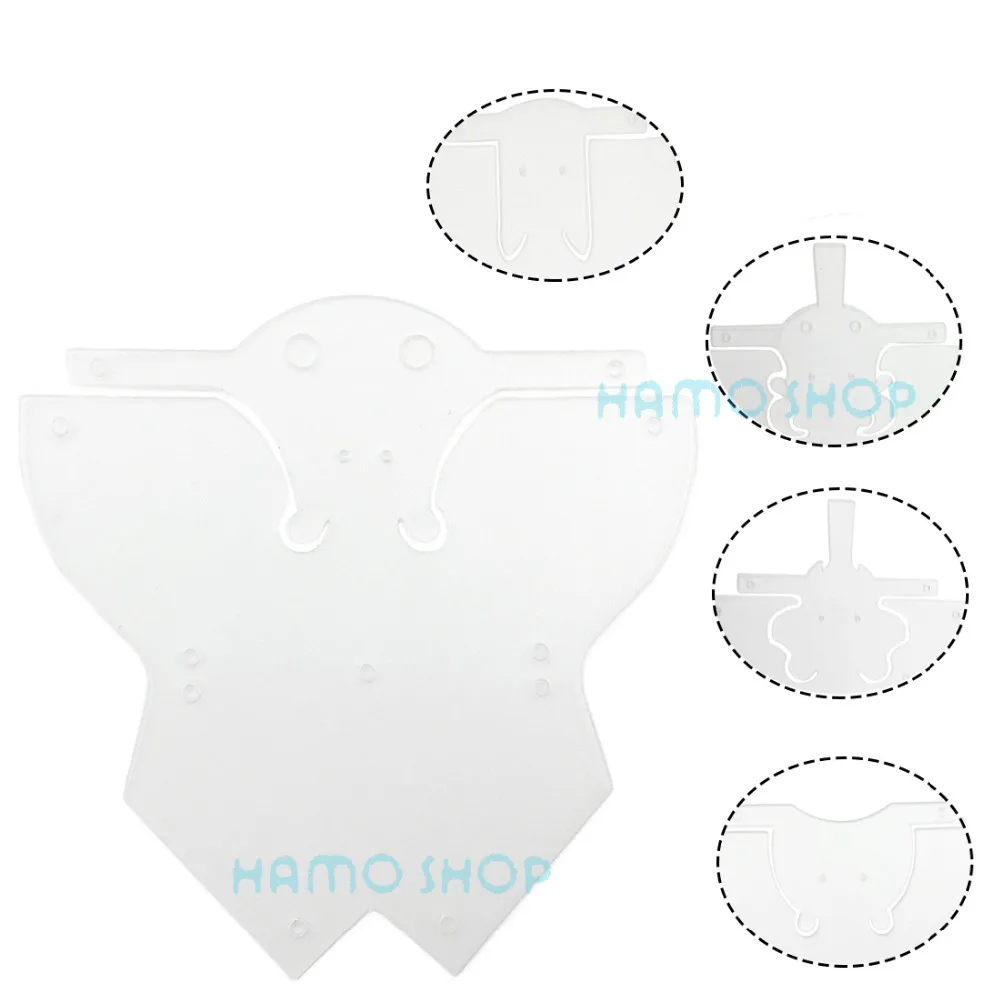 Ремесленный шаблон сделай сам для кожи 1 шт. ремесленный прозрачная кожаная