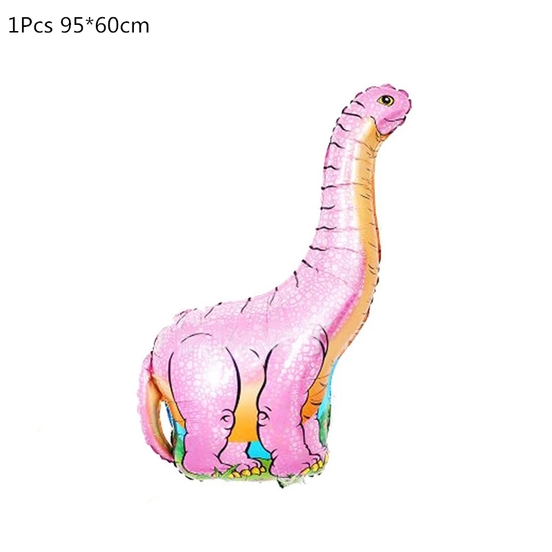 foil dinosaur8 Динозавр вечерние принадлежности динозавр бумажный шарик гирлянда на день рождения детей, мальчика вечерние украшения мир Юрского периода джунгли вечерние украшения - Цвет: foil dinosaur8