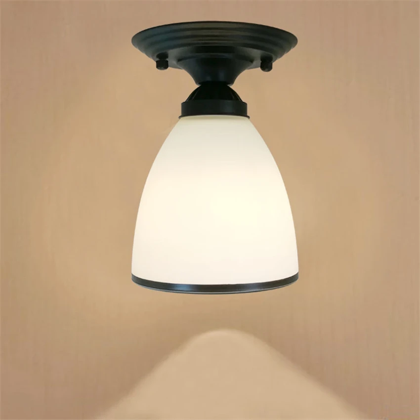 Скандинавский Ретро Цветочный абажур потолочные светильники для гостиной