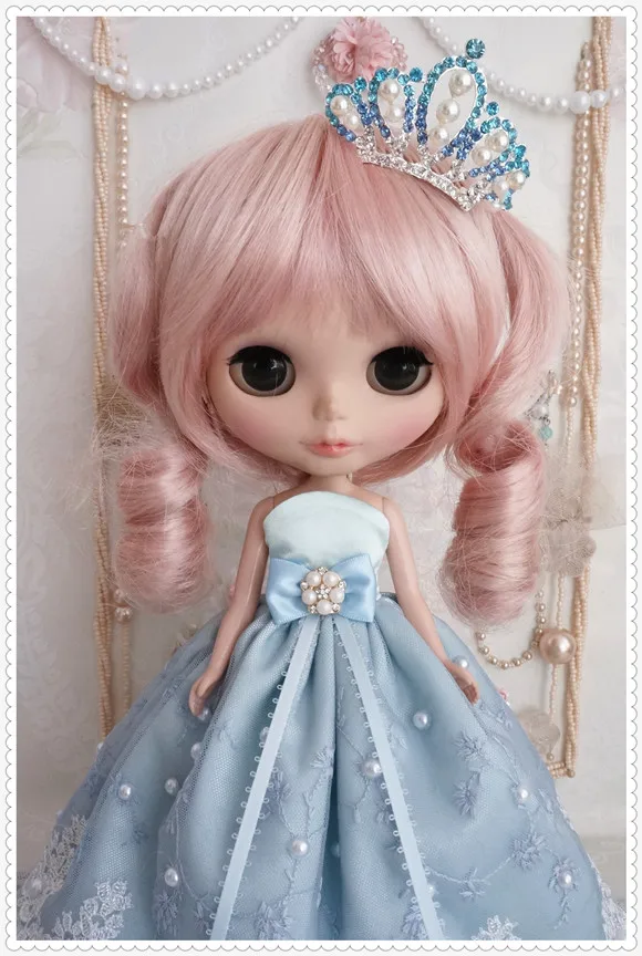 Ручной работы DIY 1/6 blyth Кукла одежда модные куклы кружевные аксессуары платье +