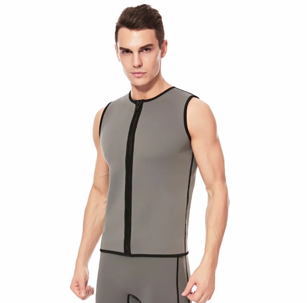 REALON 2 мм Мужской гидрокостюм жилет для дайвинга без рукавов теплая Неопреновая