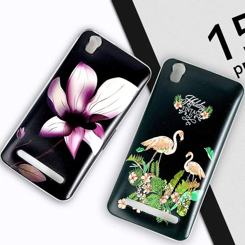 Soft Silicone Case For Fly FS509 Nimbus 9 Pattern Floral Wolf Flamingo Cute Animails Cover 5.0&quot TPU |