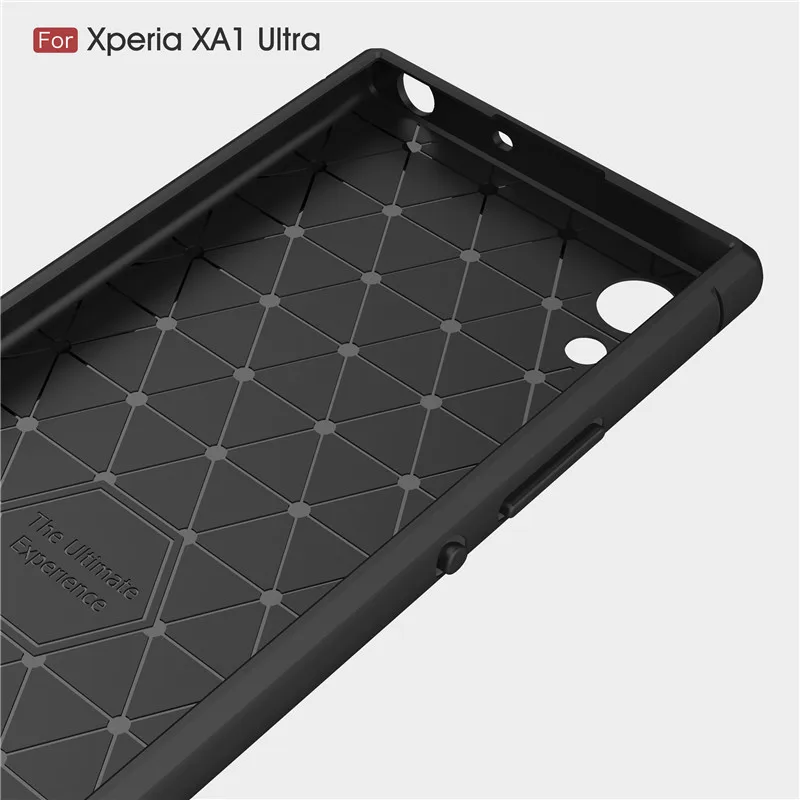 Фото Чехол из углеродного волокна для Sony XA1 Ultra G3212 G3221, мягкий силиконовый чехол из ТПУ для Sony Xperia XA1 Ultra G3223 №4