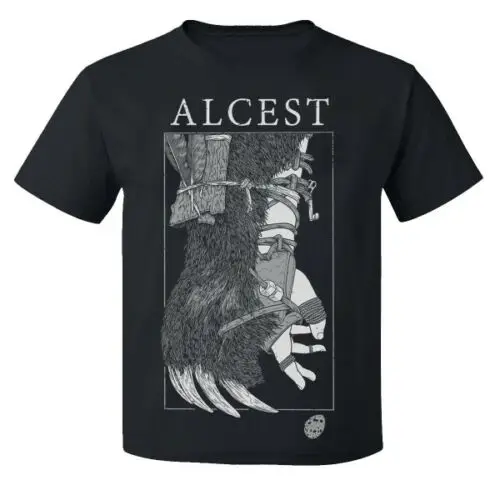 ALCEST Oiseaux de Proie Официальная футболка Amesouers Les Discrets Katatonia Мужская Повседневная