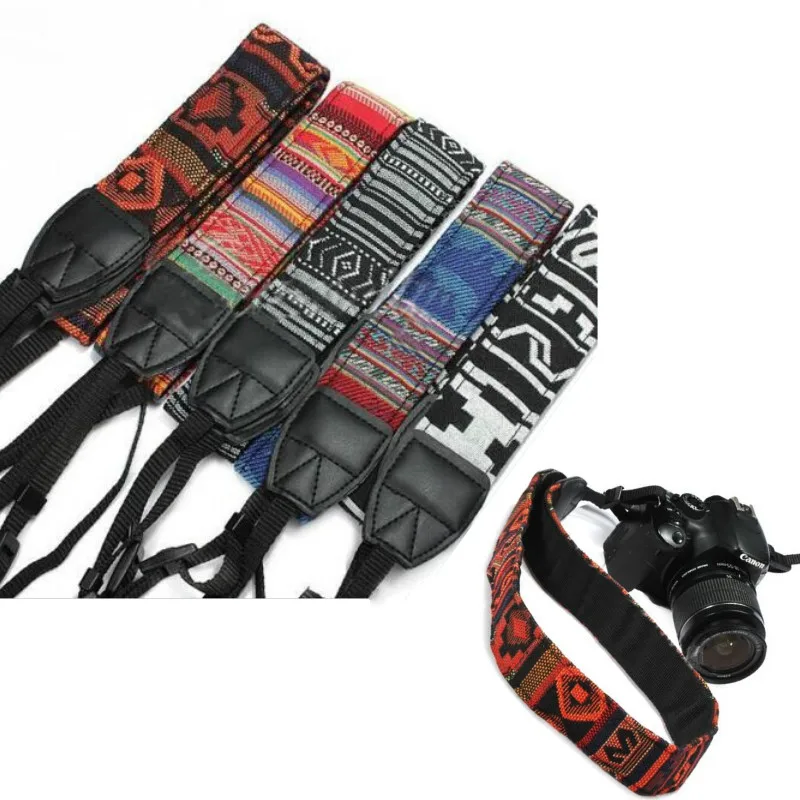 Новый универсальный регулируемый кожаный ремень для камеры Sony/Nikon SLR