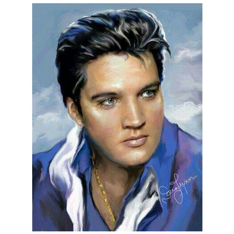 Вышивка сделай сам алмазная живопись вышивка крестиком Elvis Presley 100%