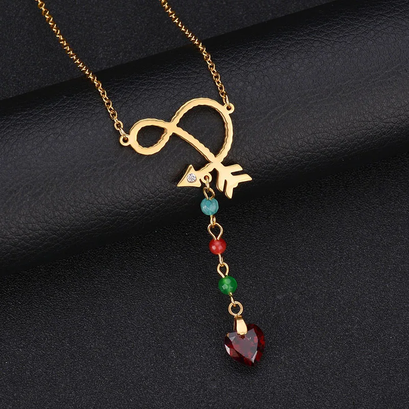 Подвеска ELSEMODE с фианитами золотая цепочка для женщин и девушек | Украшения