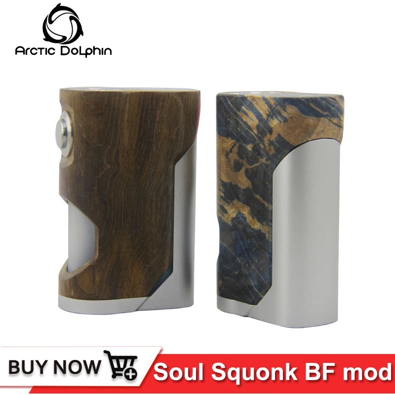 Оригинальный arctic dolphin Soul Squonk BF mod прочная деревянная алюминиевая рамка 7 мл