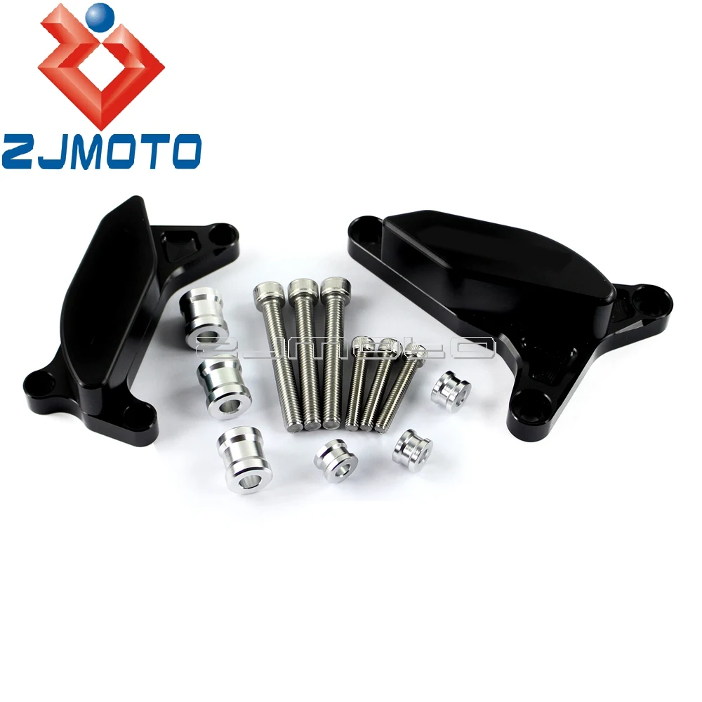 

New Black Motorcycle Engine Stator Cover Frame Slider Protector For Yamaha FZ8 2012-2013