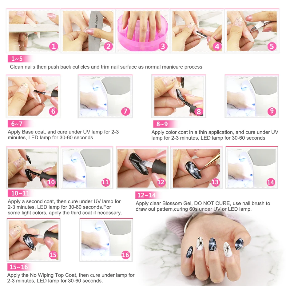 

Elite99 10ML Blossom UV Gel Nail Polish LED Lamp DIY Nail Art Gel Polish Pure Colors Semi Permanent Gel Varnish Base Top Coat