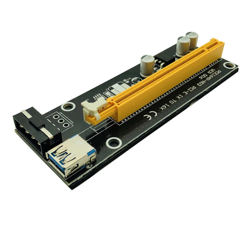 10 шт. Райзер карта h1111z Pci e 1x до 16x60 см Usb 3 0|Компьютерные кабели и разъемы| |