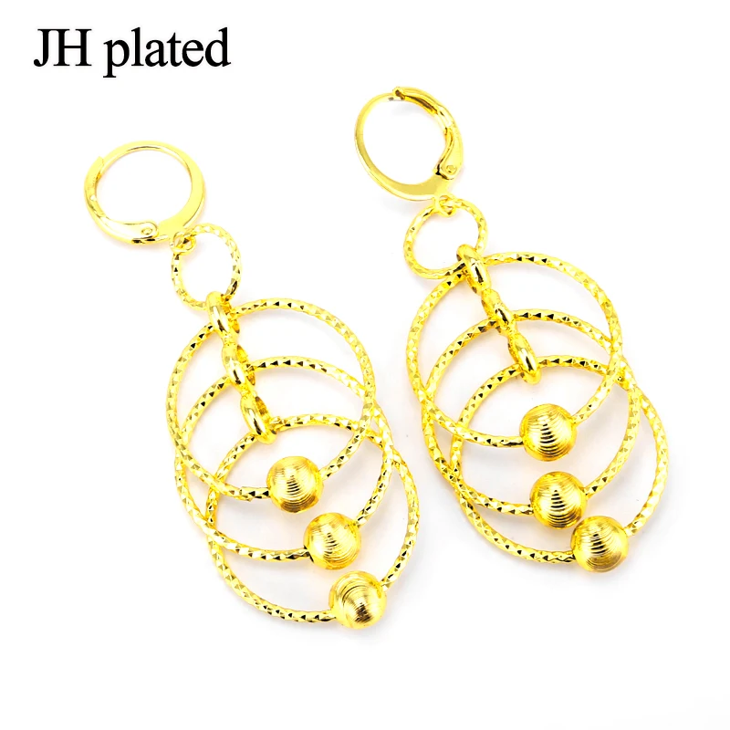 Круглые африканские серьги JHplated для женщин/девушек ювелирные изделия из Эритреи