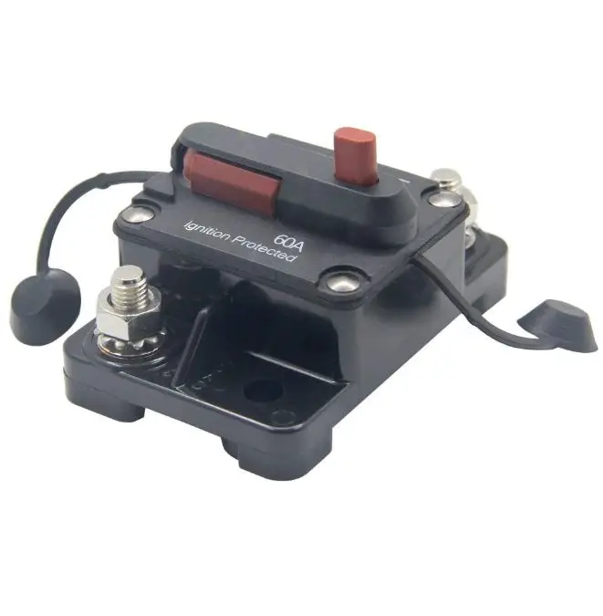 12V 48VDC 60A водонепроницаемый выключатель держатель предохранителя с ручным