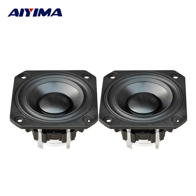 Aiyima 2 шт. 2.5 дюйма аудио Портативный Колонки p830985 4ohm 30 Вт полный спектр лихорадка